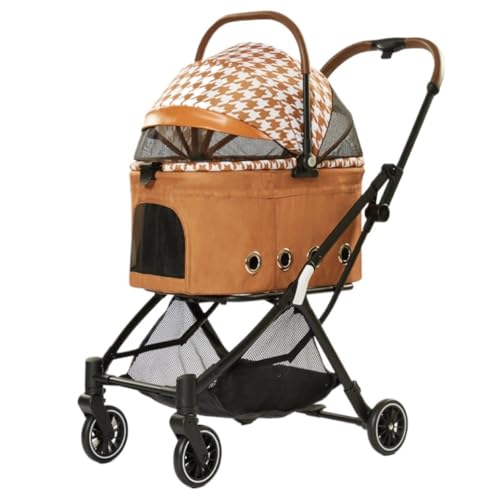 Hundewagen Outdoor Multifunktionale Tragbare Haustier Kinderwagen Große Raum Hund Kinderwagen Im Freien Einkaufszentrum Katze Kinderwagen Kinderwagen Für Haustiere von DTQBYOY