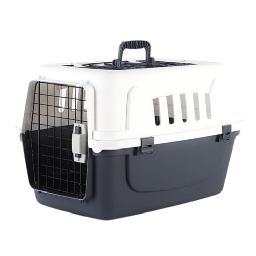 Katzentasche Haustier-Airline-Box, Tragbarer Karierter Tragbarer Haustierkäfig, Katzentasche, Kleines Und Mittelgroßes Hundeauto-Boxnest Haustierkäfig(Blue,S) von DTQBYOY