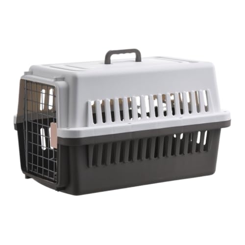 Katzentasche Haustier-Airline-Box, Tragbarer Katzenkäfig, Hundekäfig, Reise-Airline-Box, Atmungsaktive Haustier-Airline-Box, Outdoor-Katzentasche Haustierkäfig(Brown) von DTQBYOY