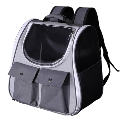 Katzentasche Katzentasche, Tragbar, Atmungsaktiv, Katzenrucksack, Haustierrucksack, Transparent, Katzenschultasche, Heimtierbedarf Haustierkäfig(G) von DTQBYOY