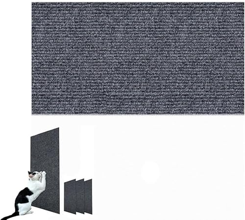 Katzenkratzer DIY Schneidbare Katzenkratzmatte Möbelschutz Teppichunterlage Einfach Zu Verwendender Langlebiger Katzenwandkratzer (Color : Gray, Size : 30x100CM) von DTREEL