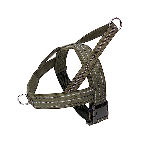 Militärisches Taktisches Hundegeschirr, Strapazierfähiges Nylon, Verstellbares Haustiergeschirr, Weste, Atmungsaktiv, Reflektierend, Hundetrainingsgeschirr Für Chihuahua, Mops, Labrador,Grün Militärisches Taktisches Hundegeschirr, Strapazierfähiges Nylon, Verstellbares Haustiergeschirr, Weste, Atmungsaktiv, Reflektierend, Hundetrainingsgeschirr Für Chihuahua, Mops, Labrador,Grün von DTREEL