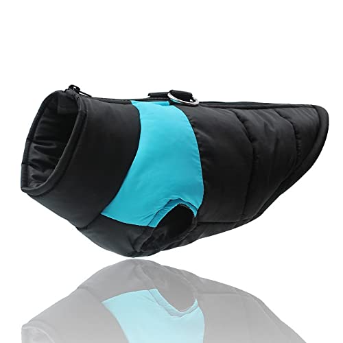 Outdoor wasserdichte Und Winddichte Hundekleidung Weste Mantel Herbst Und Winter Mode Verdickter Warmer Hundebaumwollmantel Mops Chihuahua Mantel Jacke Haustierkleidung,Blau,L Outdoor wasserdichte Und Winddichte Hundekleidung Weste Mantel Herbst Und Winter Mode Verdickter Warmer Hundebaumwollmantel Mops Chihuahua Mantel Jacke Haustierkleidung,Blau,L von DTREEL