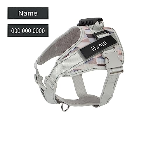 Reflektierendes Hundegeschirr Mit Individuellem Namen, Personalisiertes Hundegeschirr, Anti-Verlust, Verstellbares Haustiergeschirr, Militärisches Taktisches Hundegeschirr, Atmungsaktives Tr Reflektierendes Hundegeschirr Mit Individuellem Namen, Personalisiertes Hundegeschirr, Anti-Verlust, Verstellbares Haustiergeschirr, Militärisches Taktisches Hundegeschirr, Atmungsaktives Tr von DTREEL
