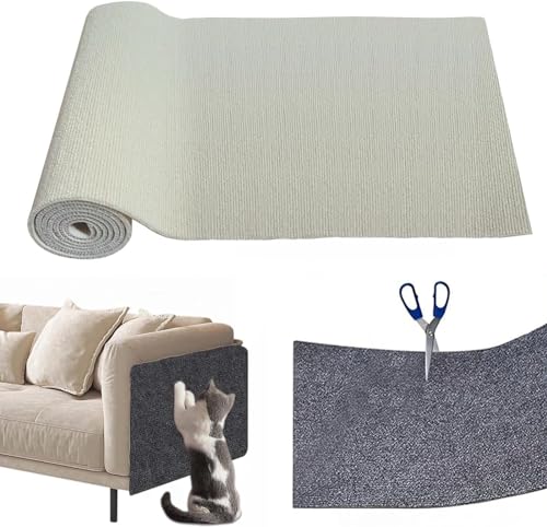 Selbstklebende Katzenkratzmatte, DIY Zuschneidbare Teppichmattenauflage, Katzenkratzbretter, Teppich-Katzenkratzer-Möbelschutz for Schutz Von Teppichen, Sofas, Möbelschutz (Color : Beige, Size : 40x Selbstklebende Katzenkratzmatte, DIY Zuschneidbare Teppichmattenauflage, Katzenkratzbretter, Teppich-Katzenkratzer-Möbelschutz for Schutz Von Teppichen, Sofas, Möbelschutz (Color : Beige, Size : 40x von DTREEL