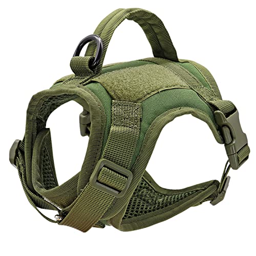 Strapazierfähige Nylon-Katzengeschirr-Weste Mit Griffen, Verstellbares Militärisches Taktisches Katzengeschirr, Haustier-Trainings-Gehgeschirr Für Kleine Bis Mittelgroße Katzen, Hunde, Chihu Strapazierfähige Nylon-Katzengeschirr-Weste Mit Griffen, Verstellbares Militärisches Taktisches Katzengeschirr, Haustier-Trainings-Gehgeschirr Für Kleine Bis Mittelgroße Katzen, Hunde, Chihu von DTREEL