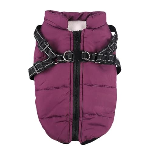 Warme Winter-Hundejacke, Kleidung Für Kleine Und Mittelgroße Hunde, Warme Fleecejacke, Wind- Und Wasserdichter Outdoor-Haustiermantel Mit Geschirr, Chihuahua, Labrador, Mops-Kleidung,Li Warme Winter-Hundejacke, Kleidung Für Kleine Und Mittelgroße Hunde, Warme Fleecejacke, Wind- Und Wasserdichter Outdoor-Haustiermantel Mit Geschirr, Chihuahua, Labrador, Mops-Kleidung,Li von DTREEL