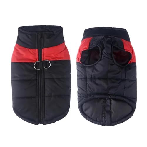 Winter Verdickter Und Warmer Großer Hundemantel Winddicht Und Wasserdicht Mit Reißverschluss Haustiermantel Kleidung Chihuahua Mops Französische Bulldogge Jacke Oberbekleidung,Rot,S Winter Verdickter Und Warmer Großer Hundemantel Winddicht Und Wasserdicht Mit Reißverschluss Haustiermantel Kleidung Chihuahua Mops Französische Bulldogge Jacke Oberbekleidung,Rot,S von DTREEL