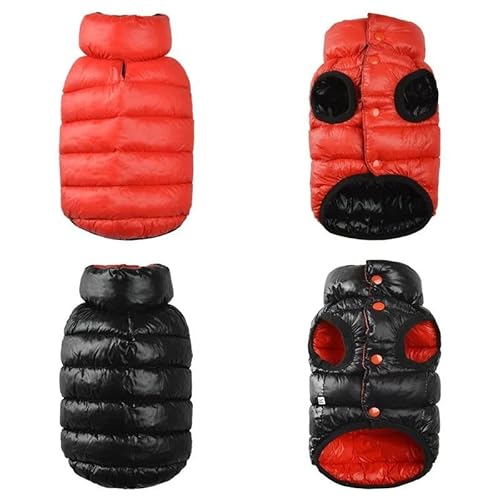 Winter Warme Daunenjacke Für Katzen Und Hunde, Outdoor, Wind- Und Wasserdicht, Haustierjacke, Kleidung, Chihuahua, Französische Bulldogge, Mopsjacke, Kleidung,D,XL Winter Warme Daunenjacke Für Katzen Und Hunde, Outdoor, Wind- Und Wasserdicht, Haustierjacke, Kleidung, Chihuahua, Französische Bulldogge, Mopsjacke, Kleidung,D,XL von DTREEL