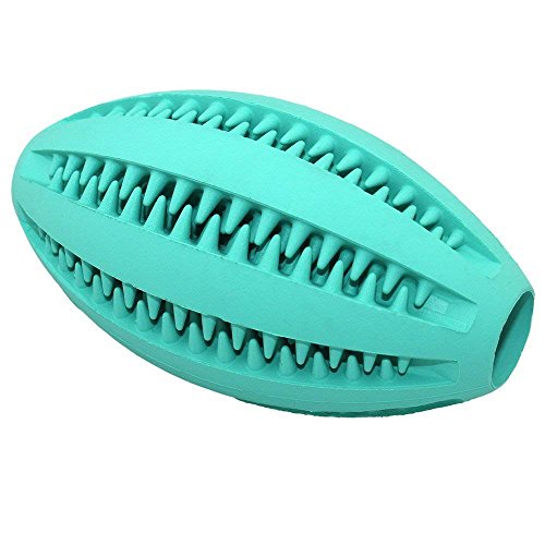 DUBENS Hund Rugbyball, Hundespielzeug Ball, Dog Toys, Spielzeug für Hunde, Hund Fußball Hundespielzeug, Langlebiger Kauspielzeug für Hundespielball Zur Zahnpflege von DUBENS