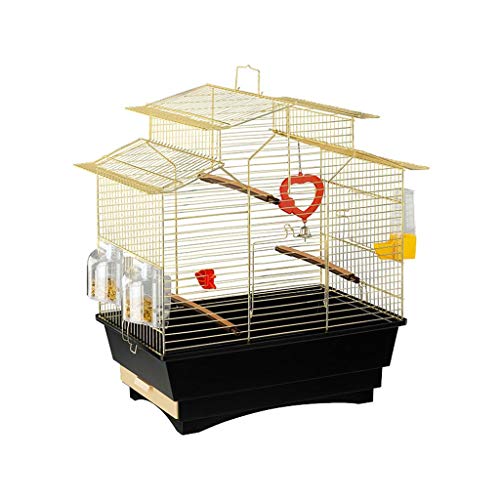 Kleiner tragbarer Vogelkäfig Reisebox, Vogelkäfig Edelstahl Vogelkäfig Großer Papageienkäfig Drossel Taube Metall Vogelkäfig Tragbarer Reisekäfig for kleine Vögel Haustier Vogel Reisekäfig von DUBTEDHOU