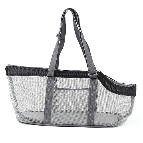 DUDOK Kleine Hundetasche | Kleine Hundetasche, Haustier-Reisetasche, vollmaschige Tragetasche,Atmungsaktive, tragbare, Faltbare Umhängetasche für Kätzchen, mittelgroße Hunde, Katzen und kleine Hunde von DUDOK