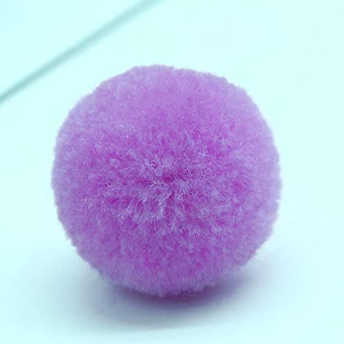 Weiche Flauschige Pom Pom Für Kinder DIY Kunst und Handwerk Projekte und Dekorationen Verschiedene Größen und Farben Pompoms Kreatives Handwerk Making Dekorationen (violett) von DUDUXI