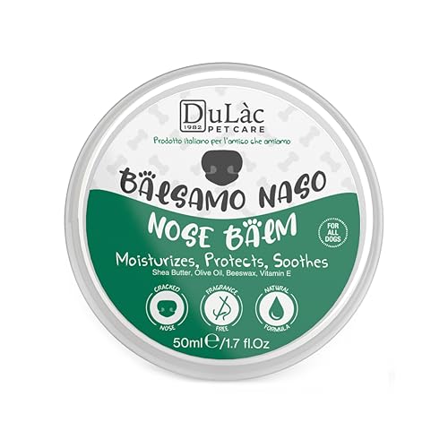 Dulàc - Natürlicher, Parfümfreier Hunde Nasenbalsam, Reich an Vitamin E, Calendula, Sheabutter und Bienenwachs - Balsam für rissige Hundenasen, Repariert Und Schützt von DULÀC FARMACEUTICI 1982