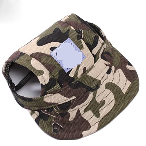 Haustier Baseball Mütze Haustier Hund Hut Zubehör Hunde Baseball Kappe Welpen Dress Up Hut Haustiere Hunde Outdoor Hut Kopfbedeckung Casual Niedlichen Hund mit Hut (Color : 01, Size : L) von DUNSBY