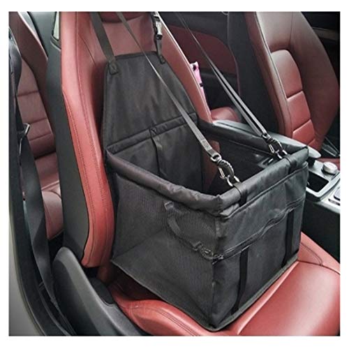 Hunde Autositz Haustier Hund Auto Träger Sitzbeutel wasserdichte Korb Falten Hängematte Pet Carriers Tasche for kleine Katze Hunde Sicherheit Reisendes Mesh Hundesitz (Color : 1, Size : 40x30x25 cm von DUNSBY