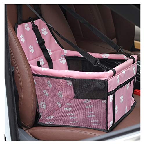 Hunde Autositz Haustier Hund Auto Träger Sitzbeutel wasserdichte Korb Falten Hängematte Pet Carriers Tasche for kleine Katze Hunde Sicherheit Reisendes Mesh Hundesitz (Color : 10, Size : 40x30x25 cm von DUNSBY