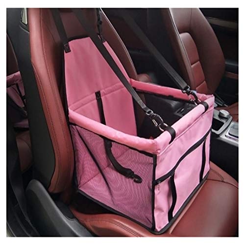 Hunde Autositz Haustier Hund Auto Träger Sitzbeutel wasserdichte Korb Falten Hängematte Pet Carriers Tasche for kleine Katze Hunde Sicherheit Reisendes Mesh Hundesitz (Color : 4, Size : 40x30x25 cm von DUNSBY