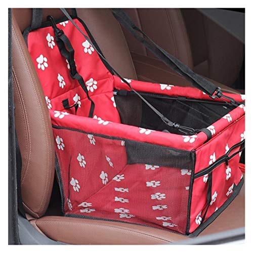 Hunde Autositz Haustier Hund Auto Träger Sitzbeutel wasserdichte Korb Falten Hängematte Pet Carriers Tasche for kleine Katze Hunde Sicherheit Reisendes Mesh Hundesitz (Color : 7, Size : 40x30x25 cm von DUNSBY