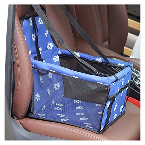 Hunde Autositz Haustier Hund Auto Träger Sitzbeutel wasserdichte Korb Falten Hängematte Pet Carriers Tasche for kleine Katze Hunde Sicherheit Reisendes Mesh Hundesitz (Color : 8, Size : 40x30x25 cm von DUNSBY