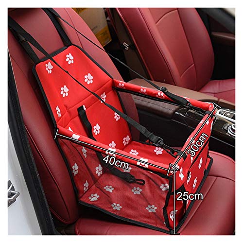 Hunde Autositz Haustier Hund Autositz Reisezubehör Mesh Hängende Taschen Falten Haustierbedarf wasserdichte Hund Matte Decke Sicherheit Haustier Auto Sitzbeutel Hundesitz (Color : F) von DUNSBY