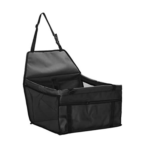 Hunde Autositz Haustier Hund Träger Auto Sitzbezug Pad Carry Haus Katze Welpen Tasche Auto Reise Hängematte wasserdichte Hundetasche Korb Pet Terrage Hundesitz (Color : Paw Black) von DUNSBY