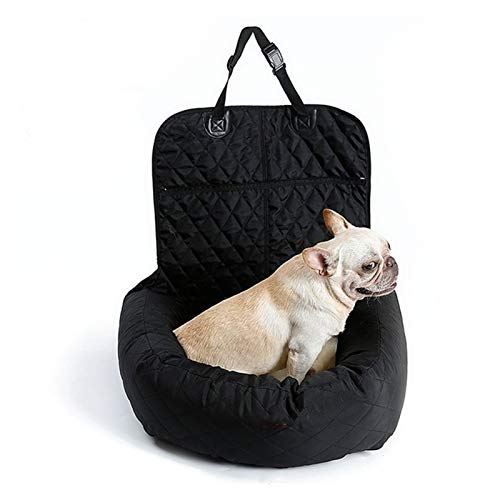 Hunde Autositz Hund Autositz Bett Reise Hund Autositze for kleine mittelgroße Hunde Vordere Rückseite Sitz innen / Auto Verwenden Sie Haustier Auto Träger Bettbezug Hundesitz ( Color : Black , Size : von DUNSBY