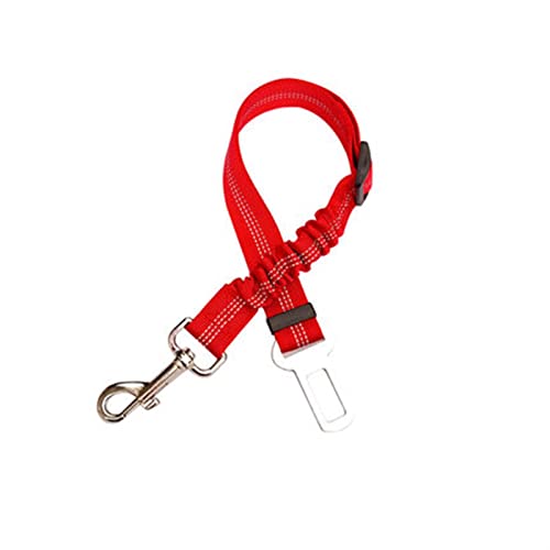 Hunde Sicherheitsgurt für Auto 2 stücke Auto Hund Sicherheitssitz Gürtel Verstellbare elastische Reflektierende Nylon Strap Sicherheitsgurt Dämpfung Seil Sicherheitsgurt for Haustiere Hunde Katzen Kat von DUNSBY