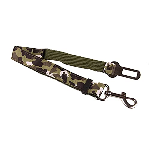 Hunde Sicherheitsgurt für Auto Camouflage Denim Haustier Hund Auto Sicherheitssitz Gürtel RESTASTLESCHEINE Leader Leine Einstellbare Welpen Auto Seil Haustier Zubehör Hundebedarf (Color : 2, Size : von DUNSBY