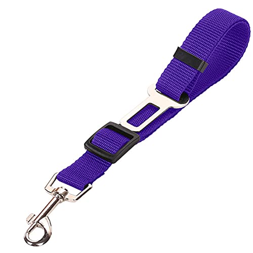 Hunde Sicherheitsgurt für Auto Haustier liefert Autositz Gürtel Hundesitz Gürtel Hundeleine Fahrzeuggürtel Verstellbare Dämpfung Elastisches reflektierendes Sicherheitsseil for Hundekatze (Color : Ba von DUNSBY