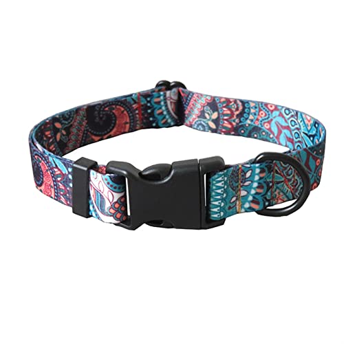 Hunde Sicherheitsgurt für Auto Weiche Hundekragen Leine Set Auto Sicherheitsgurt Riemen Einstellbare Halskette for kleine Medium Pet Trainingsleitungen Seilprodukte (Color : Dog Collar, Size : S) von DUNSBY