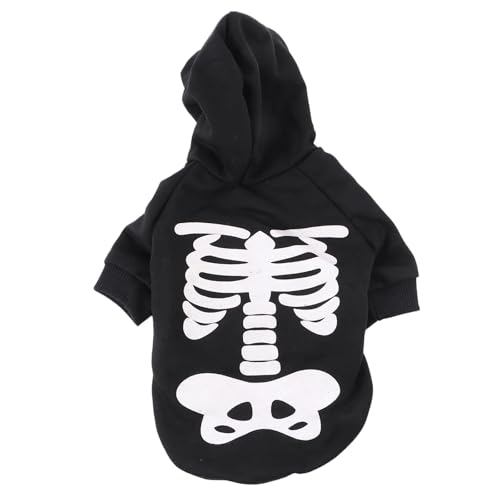 DUOCARA Dreses Hoodies für Jungen, Halloween, Haustierkostüme, Partykleidung, Hemd, Bekleidung, XS, hübscher Hund, Cosplay, Schwarz von DUOCARA