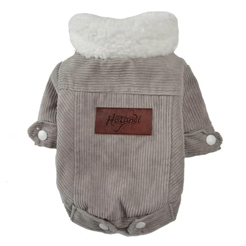 DUOCARA Winter-Haustierkleidung, Hundejacke, Fleece-Mantel für kleine Hunde und Katzen, Herbst, warme Welpenbekleidung, Chihuahua, Französische Bulldogge, Kleidung Outfits von DUOCARA