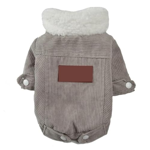 DUOCARA Winter-Hundekleidung, weiche Fleece-Jacke für kleine Hunde, Katzenmantel, Bekleidung, Outdoor, warmes Welpenkostüm, Yorkshire, Schnauzer, Haustier-Outfits von DUOCARA