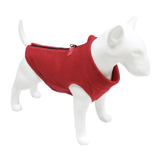 DUOCARA Winter-Hundekleidung, weiches Fleece, Chihuahua-Jacke, Französische Bulldogge, Mantel für kleine, mittelgroße Hunde und Katzen, warme Weste, Welpen, Mops, Haustierbekleidung von DUOCARA