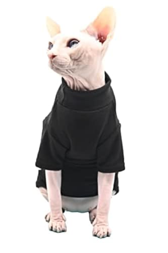 DUOMASUMI Sphynx Katzenkleidung, selbstwärmende Baby-Katzenkleidung, weich, haarlose Katzenkleidung, Winter-Kätzchen, Kleidung für Cornish, Devon, Peterbald Cat (XX-Large) von DUOMASUMI