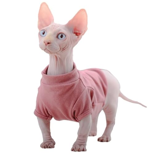 DUOMASUMI Sphynx Katzenweste, Herbst/Winter, Devon Rex, Katze, Samt, vierbeinig, Wärme, Elastizität, haarlose Katzenkleidung (klein) von DUOMASUMI