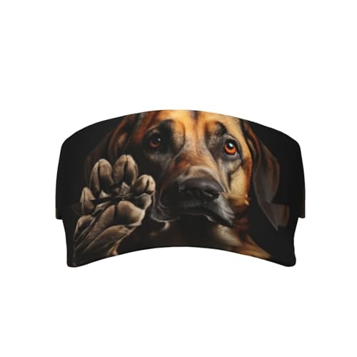 Baseballmütze für Hunde und Haustiere, Pfotenmotiv, innovativ, Topless Baseballmütze, ideal zum Laufen und Tennis, mit Visier von DURAGS