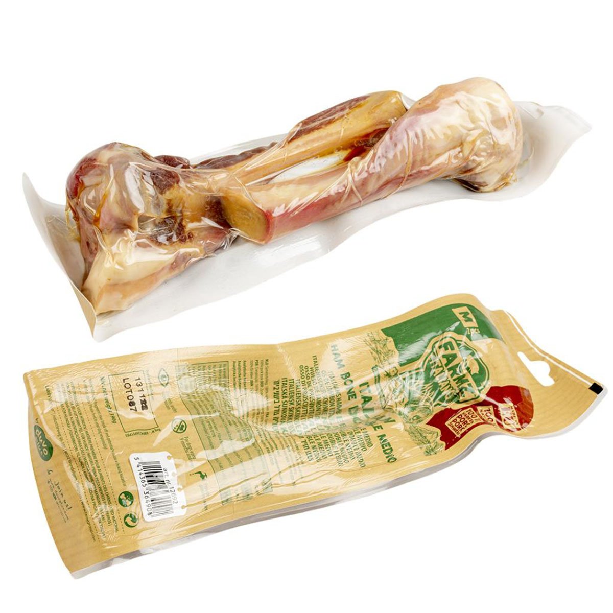 DUVO+ Farmz Italian Ham Bone Double Medio 2 Stk. ca. 15cm 2 Stück von DUVO+