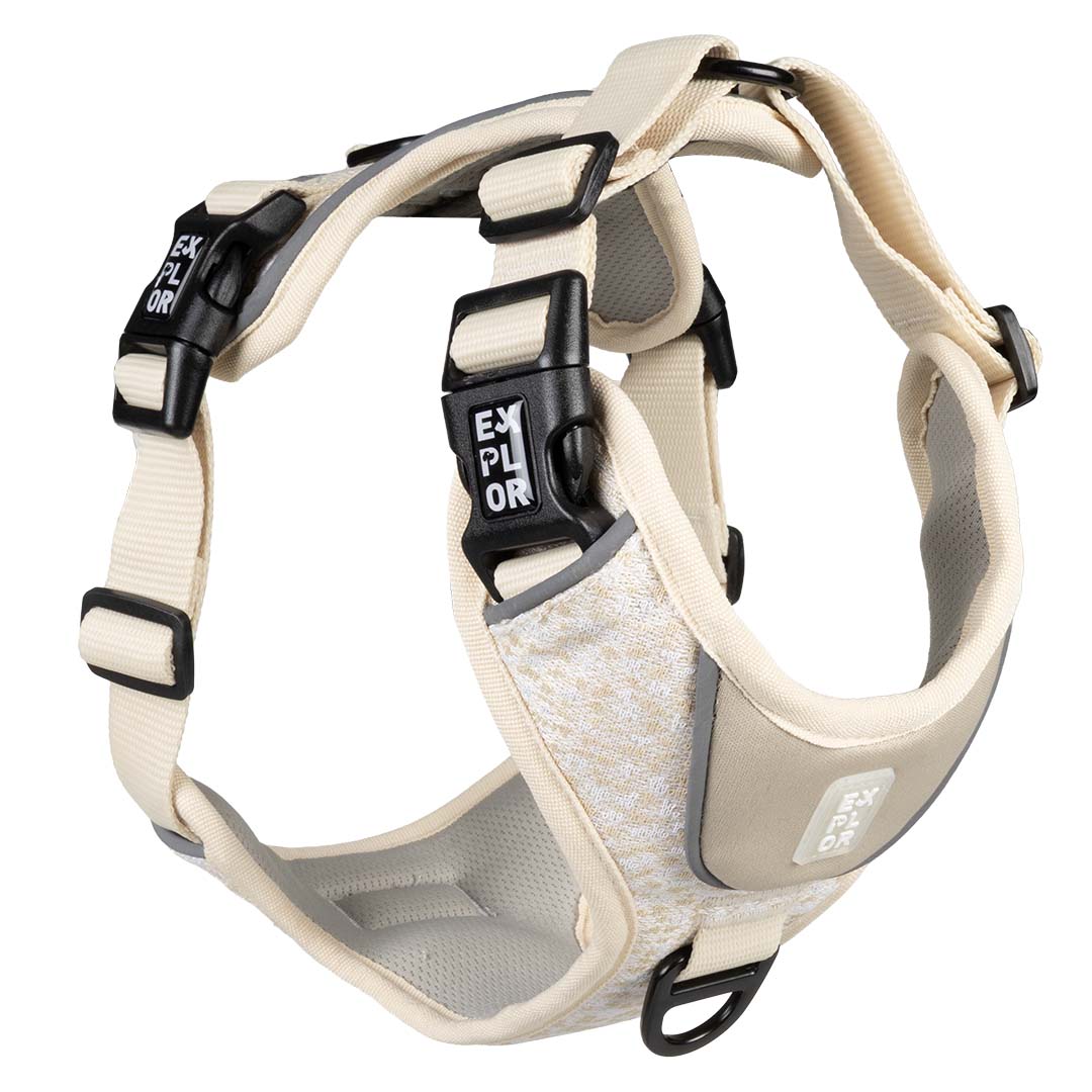 Duvoplus EXPLOR Ultimate Fit No-Pull-Geschirr - antique white - L - 48-58cm - 58-81cm Duvoplus EXPLOR Ultimate Fit No-Pull-Geschirr - antique white - L - 48-58cm - 58-81cm von DUVO