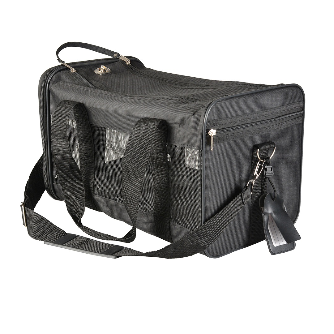 Duvoplus Reisetasche Nylon - schwarz - M - 50 x 27 x 29cm - max. 7kg Duvoplus Reisetasche Nylon - schwarz - M - 50 x 27 x 29cm - max. 7kg von DUVO