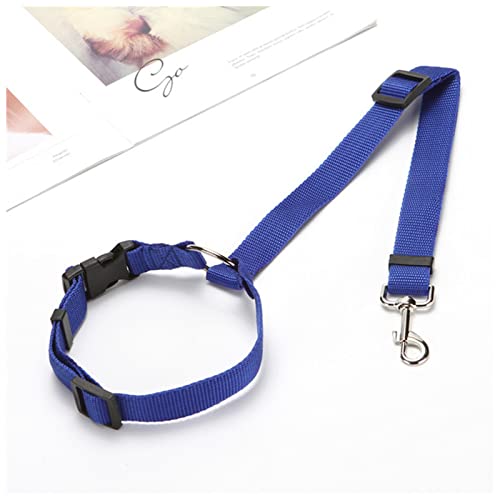 Seil Haustier Pet Products Universal Praktische Katze Hunde Sicherheit Einstellbar Auto Sicherheitsgurt Kabelbaum Leine Welpe Sicherheitsgurt Reise Clip Strap Leitungen Haustierleine Mit (Size : Blue von DUnLap