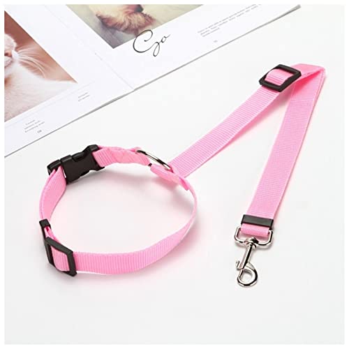 Seil Haustier Universal Praktische Hundekatze Haustier Haltbarkeit und weiche Sicherheit Einstellbare Auto Sicherheitsgurt Kabelbaum Leine Reise Clip Strap Blei Haustiergürtel Haustierleine Mit (Size von DUnLap