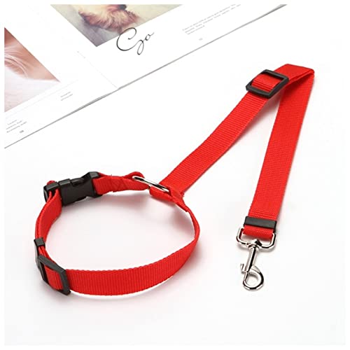 Seil Haustier Universal Praktische Hundekatze Haustier Haltbarkeit und weiche Sicherheit Einstellbare Auto Sicherheitsgurt Kabelbaum Leine Reise Clip Strap Blei Haustiergürtel Haustierleine Mit (Size von DUnLap