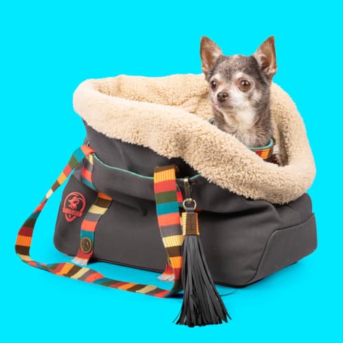 DWAM Dog with a Mission - Reisetasche - Hundetragetasche - Tiertragetasche - Tasche - Mr & Mrs Smith - Denim - Multicolour - One Size - 40 x 33 x 20 cm von DWAM Dog with a Mission