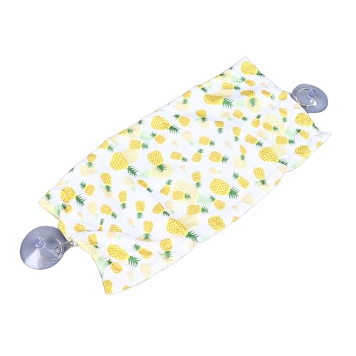 DWENGWUN Lizard Swing Bed Hängematte mit Saugnapf für Reptilien (Yellow Pineapple) von DWENGWUN
