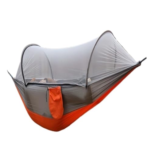 DWZXL Hängematte Anti-Mücken-Hängematte for Den Außenbereich, Doppelte Anti-Überschlag-Insektenschutz-Hängematte, Tragbare Camping-Hängematte Outdoor Hängematte(B,240 * 120cm) von DWZXL