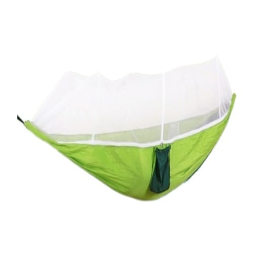 DWZXL Hängematte Camping Hängematte Outdoor Camping Tragbare Einzel Fallschirm Tuch DREI-Farbe Gürtel Anti-mücken Hängematte Outdoor Hängematte(F) von DWZXL