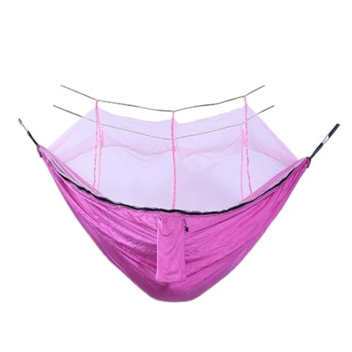 DWZXL Hängematte Camping Outdoor Schnell Öffnen Hängematte Anti-moskito Anti-Seite Fall Tragbare Camping Hängematte Moskito Net Hängematte Outdoor Hängematte(E) von DWZXL