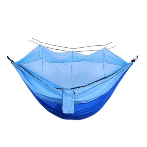 DWZXL Hängematte Camping Outdoor Schnell Öffnen Hängematte Anti-moskito Anti-Seite Fall Tragbare Camping Hängematte Moskito Net Hängematte Outdoor Hängematte(G) von DWZXL